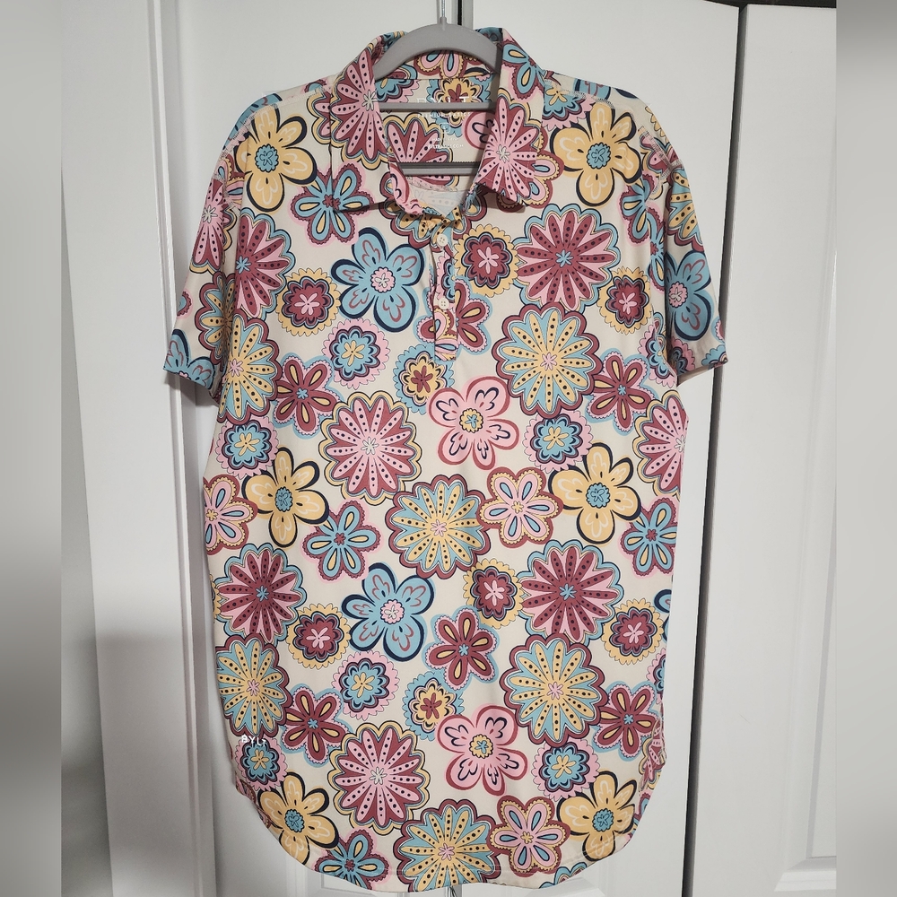 BYLT Basics Floral Polo Shirt
